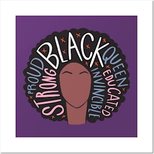 Proud Black Woman Posters and Art